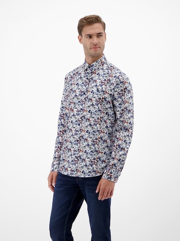LERROS Regular fit Button Up Shirt in Blue