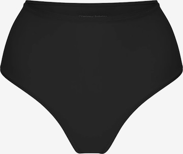 cfab (formerly creamy fabrics) Slip 'Hight-Waist Tanga' in Zwart: voorkant