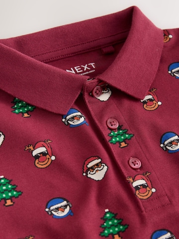 Next - Camiseta 'Christmas' en rojo