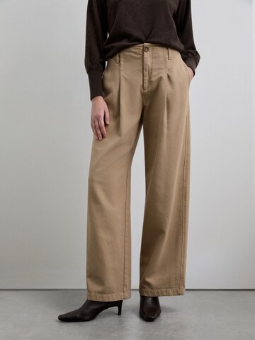 Scalpers Lużny krój Cygaretki w kolorze beżowy