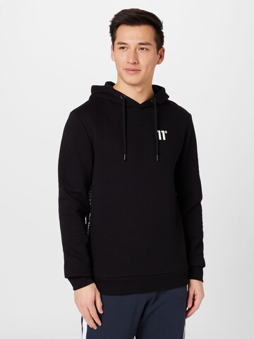 11 Degrees Sweatshirt in Black: front