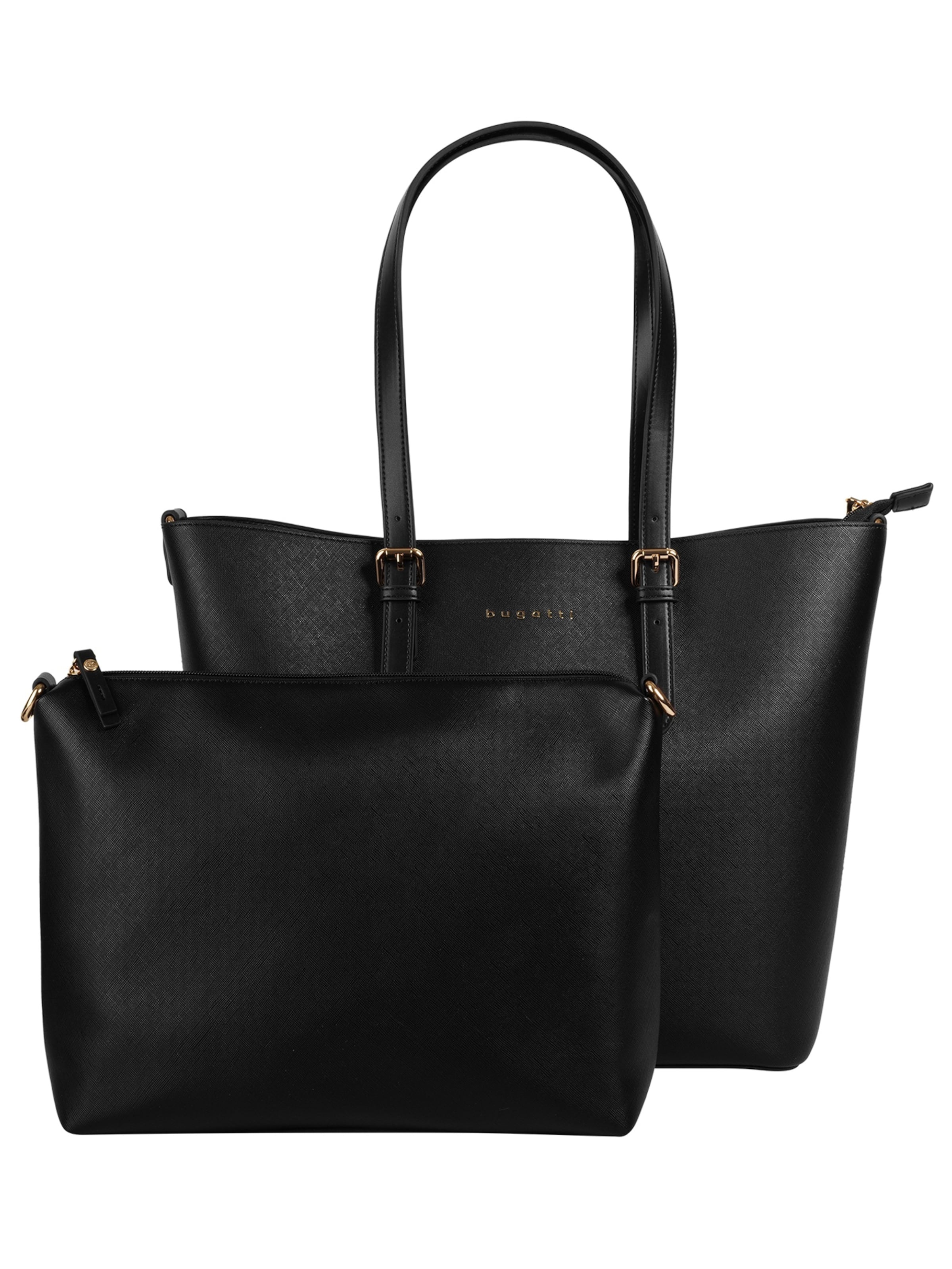 bugatti Shopper 'ELLA SAFFIANO' in Black
