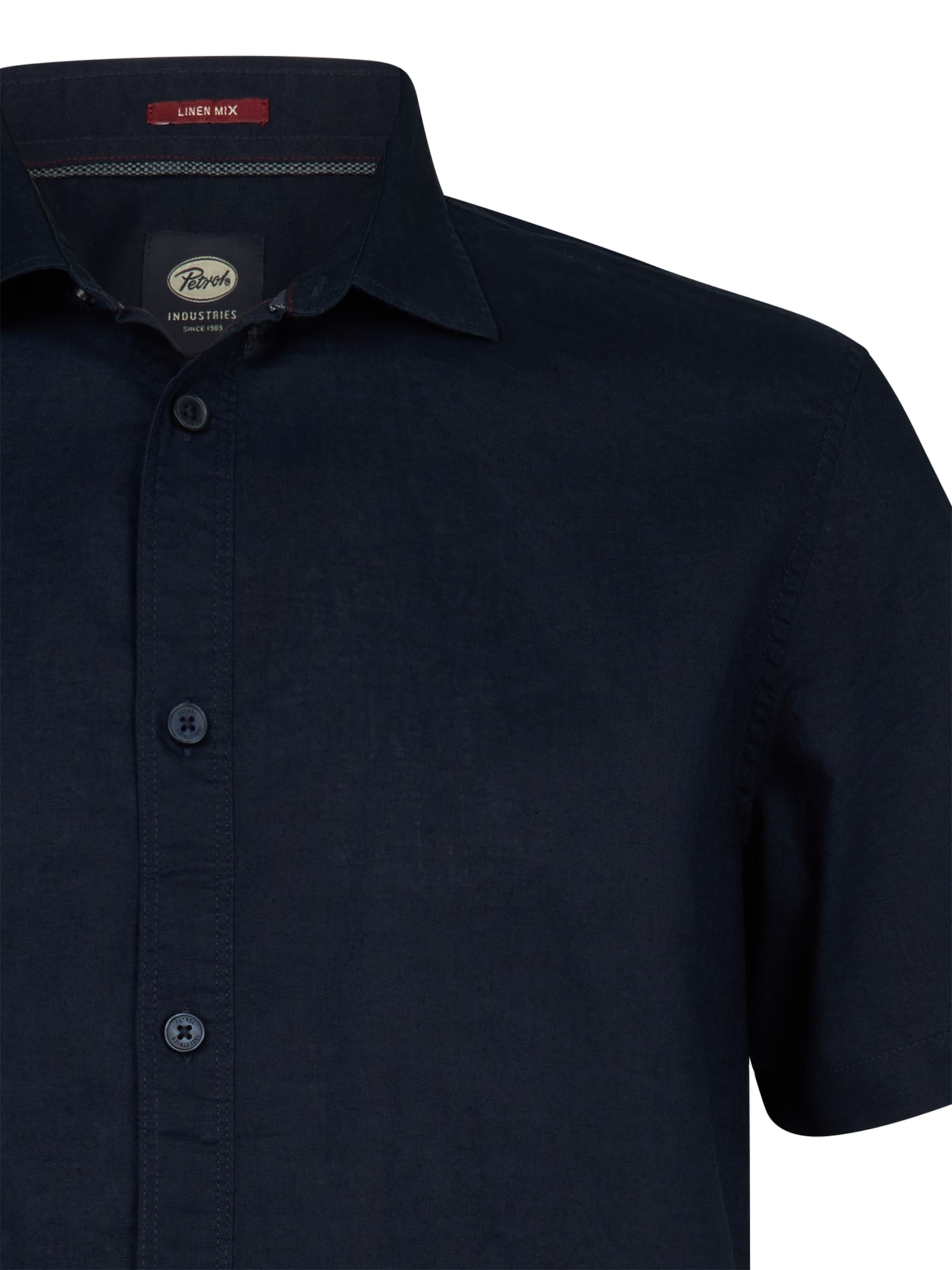 Petrol Industries Regular Fit Skjorte i blå