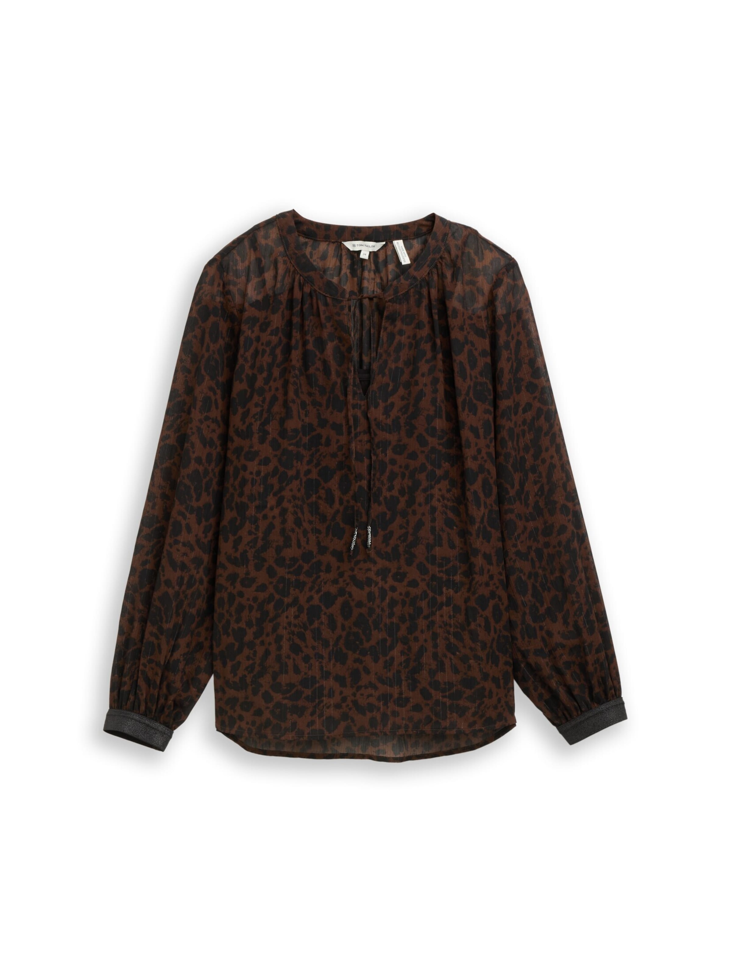 TOM TAILOR Blouse in Brown: front