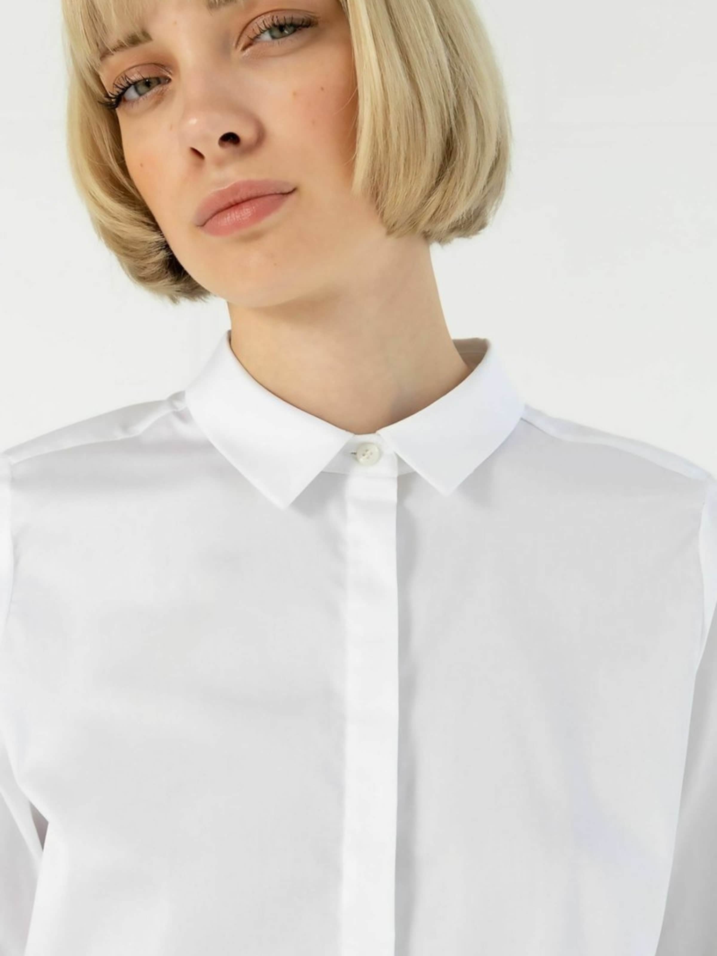 Coster Copenhagen Koszulka ' Fitted ' w kolorze biały