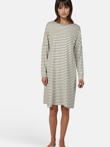 Myjama Nachthemd 'ClairLong' in Wit