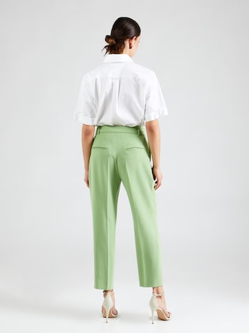regular Pantaloni con pieghe 'Tapiah' di BOSS Black in verde