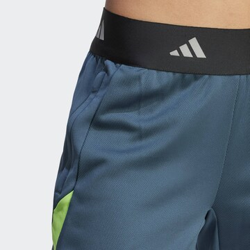 ADIDAS PERFORMANCE Tapered Workout Pants 'Tiro 23 Competition Winterized' in Blue