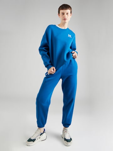 Effilé Pantalon de sport 'Essential' UNDER ARMOUR en bleu