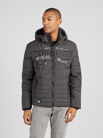 CAMP DAVID Between-Season Jacket in Grey: front