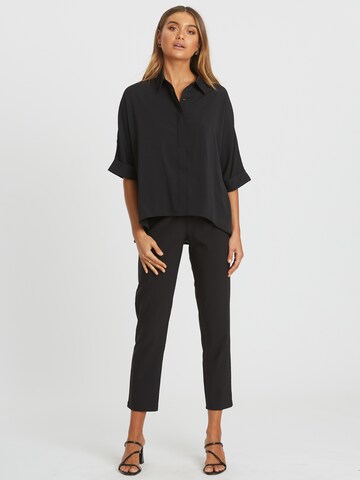 Camicia da donna 'Wright Batwing' di Willa in nero: dietro