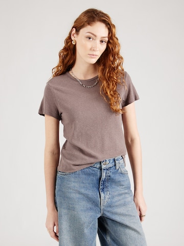 Tricou de la WEEKDAY pe gri: față