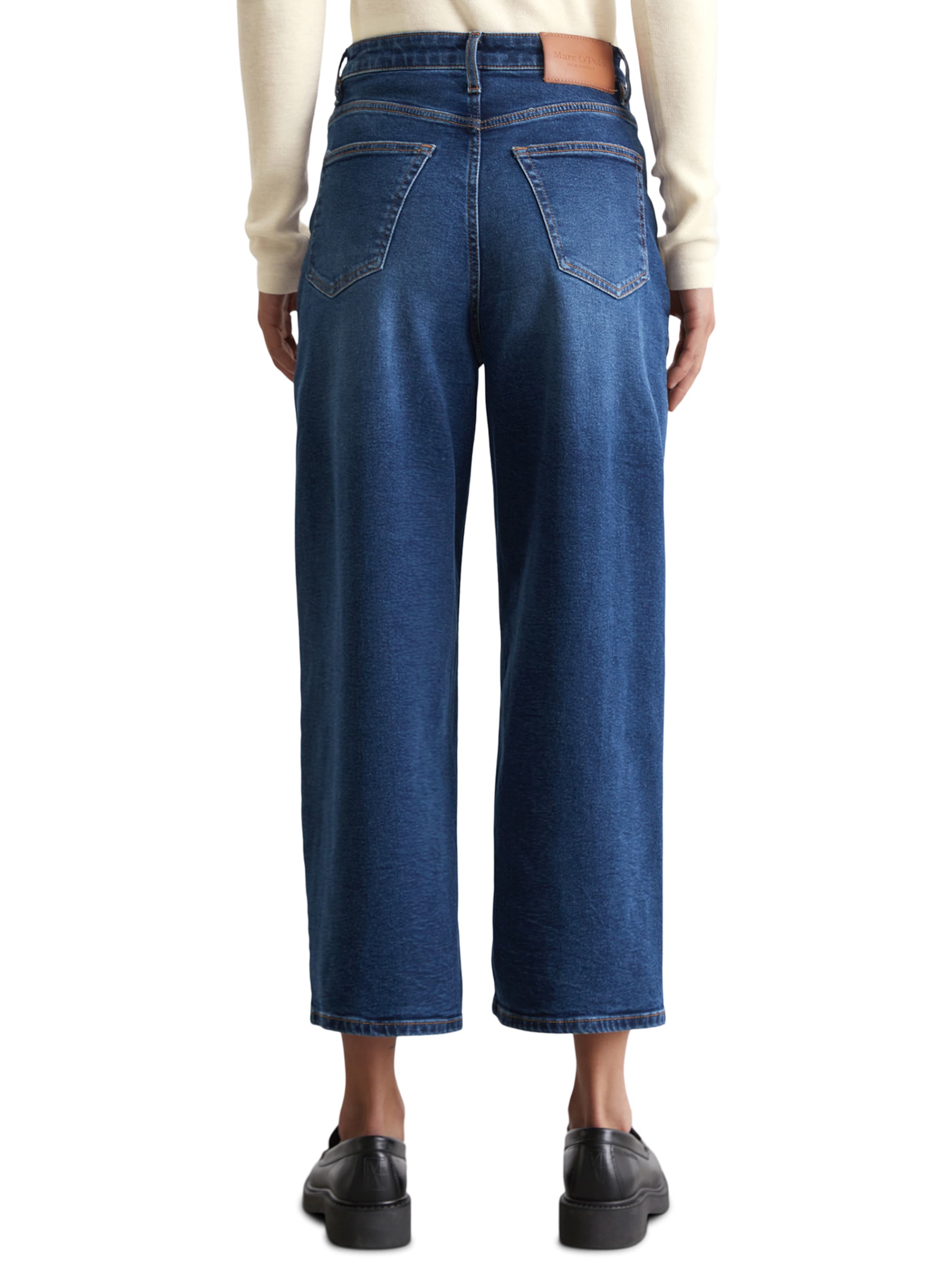 Marc O'Polo Wide Leg Jeans 'Tolva' in Blau