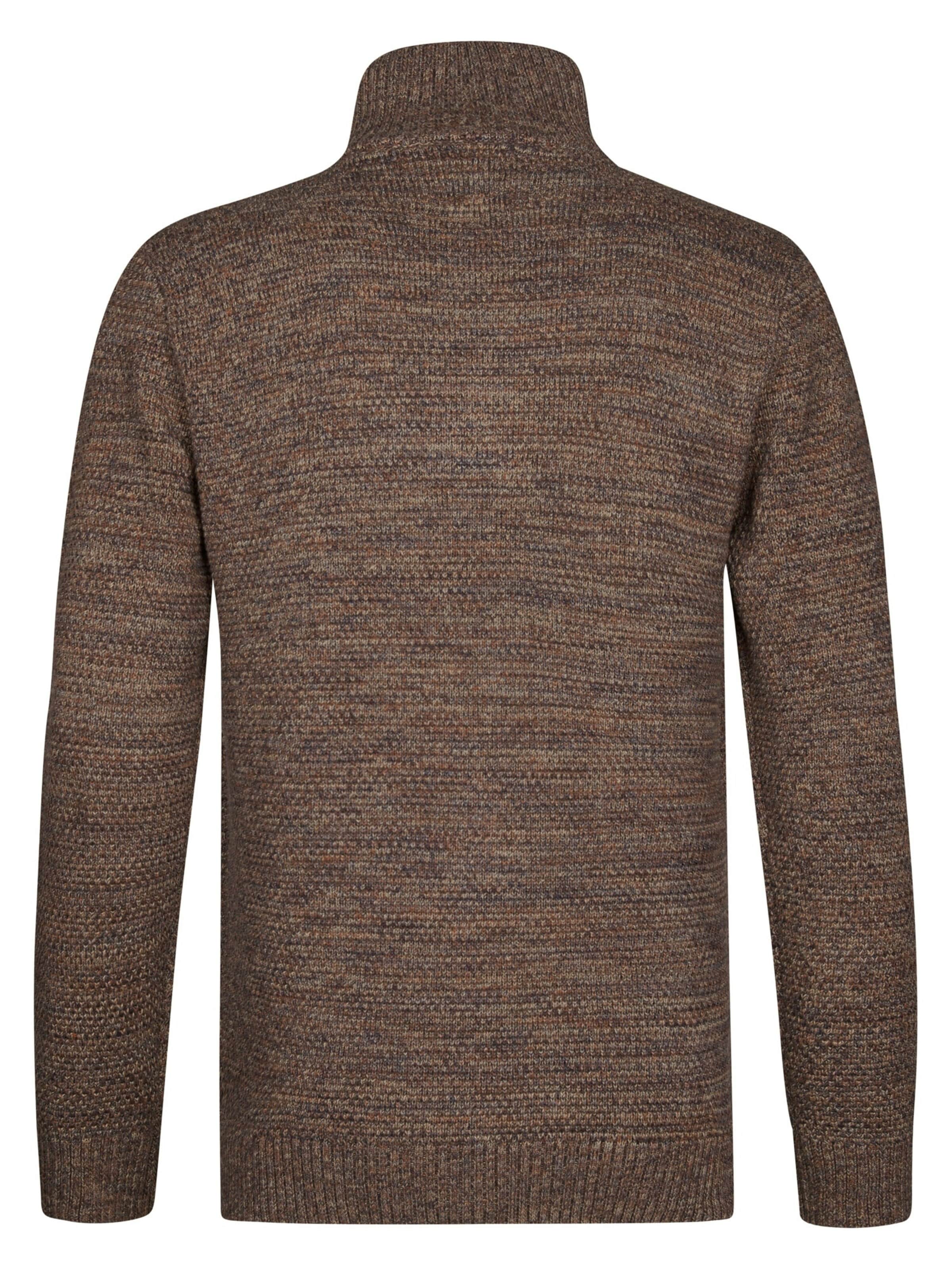 Pull-over PETROL en marron