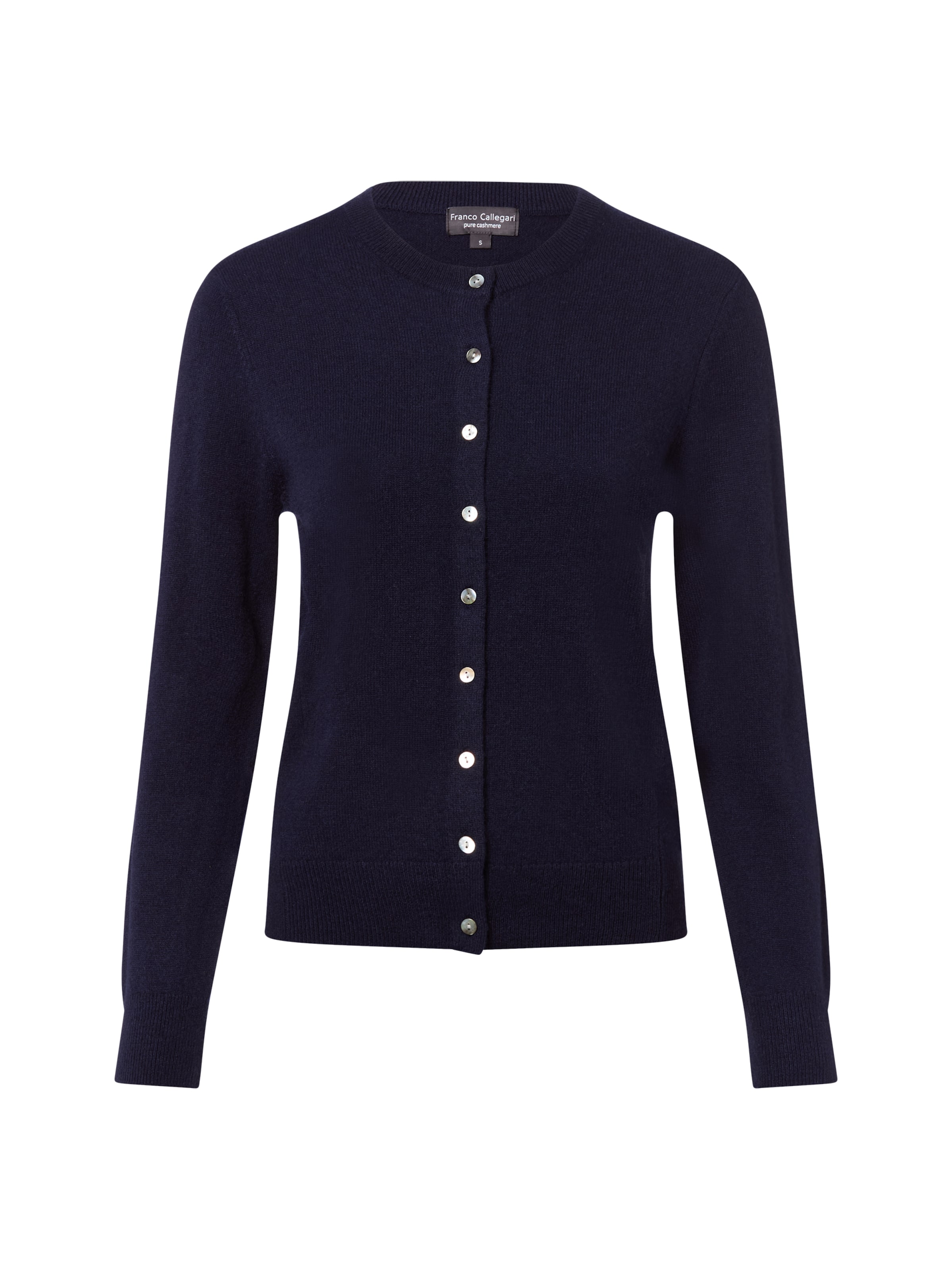 Cardigan Franco Callegari en bleu : devant