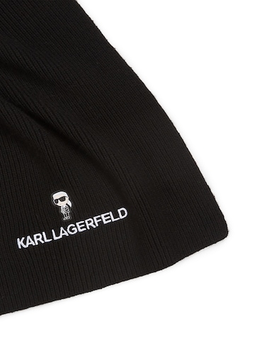 Karl Lagerfeld Κασκόλ ' Ikonik ' σε μαύρο