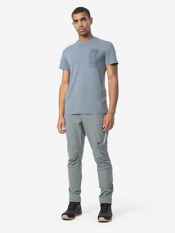 Coupe slim Pantalon outdoor 4F en gris