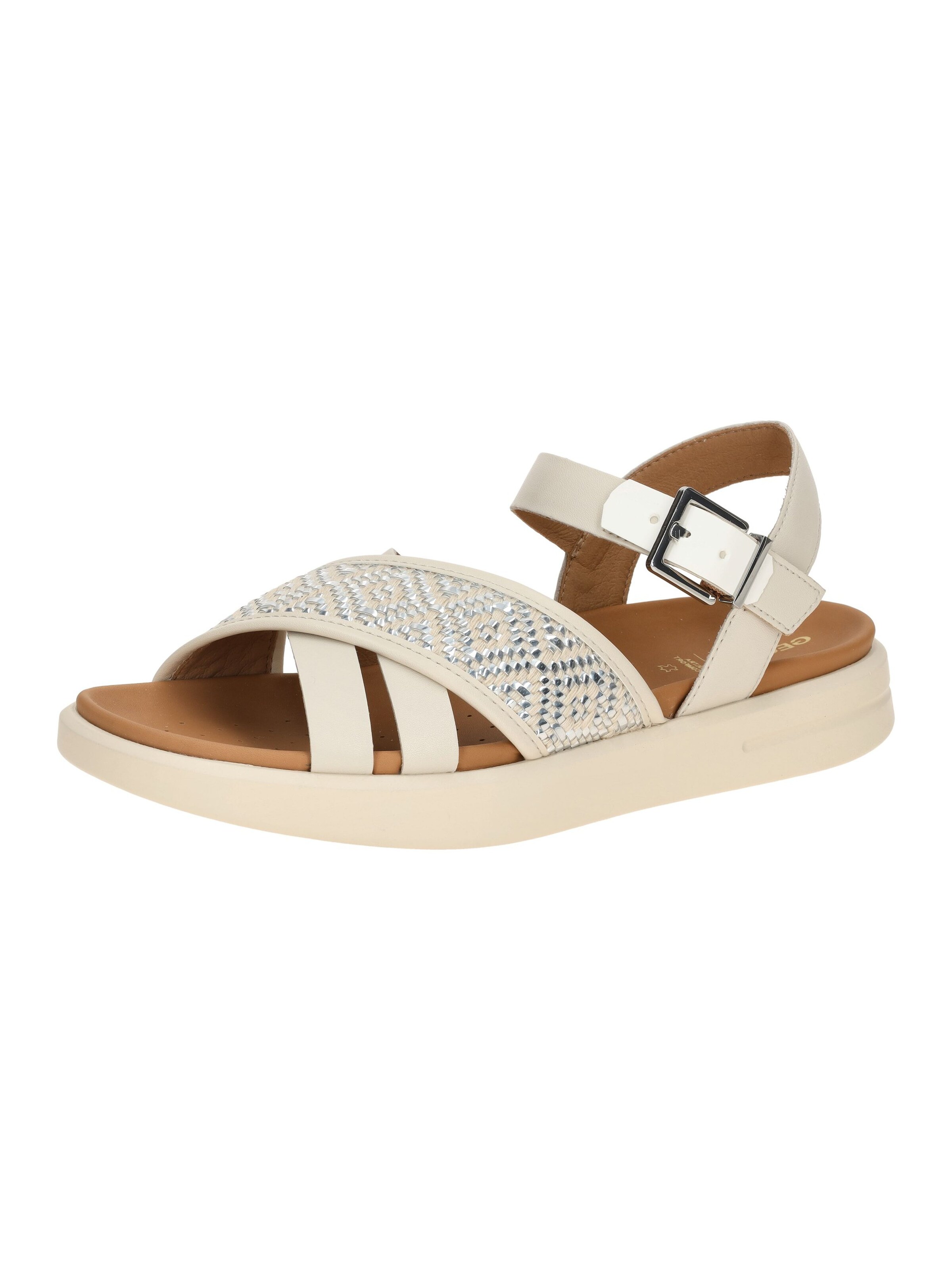 GEOX Sandale 'Geox Xand Sandalen beige silber D65PAB'‌‌ in Beige: Vorderseite