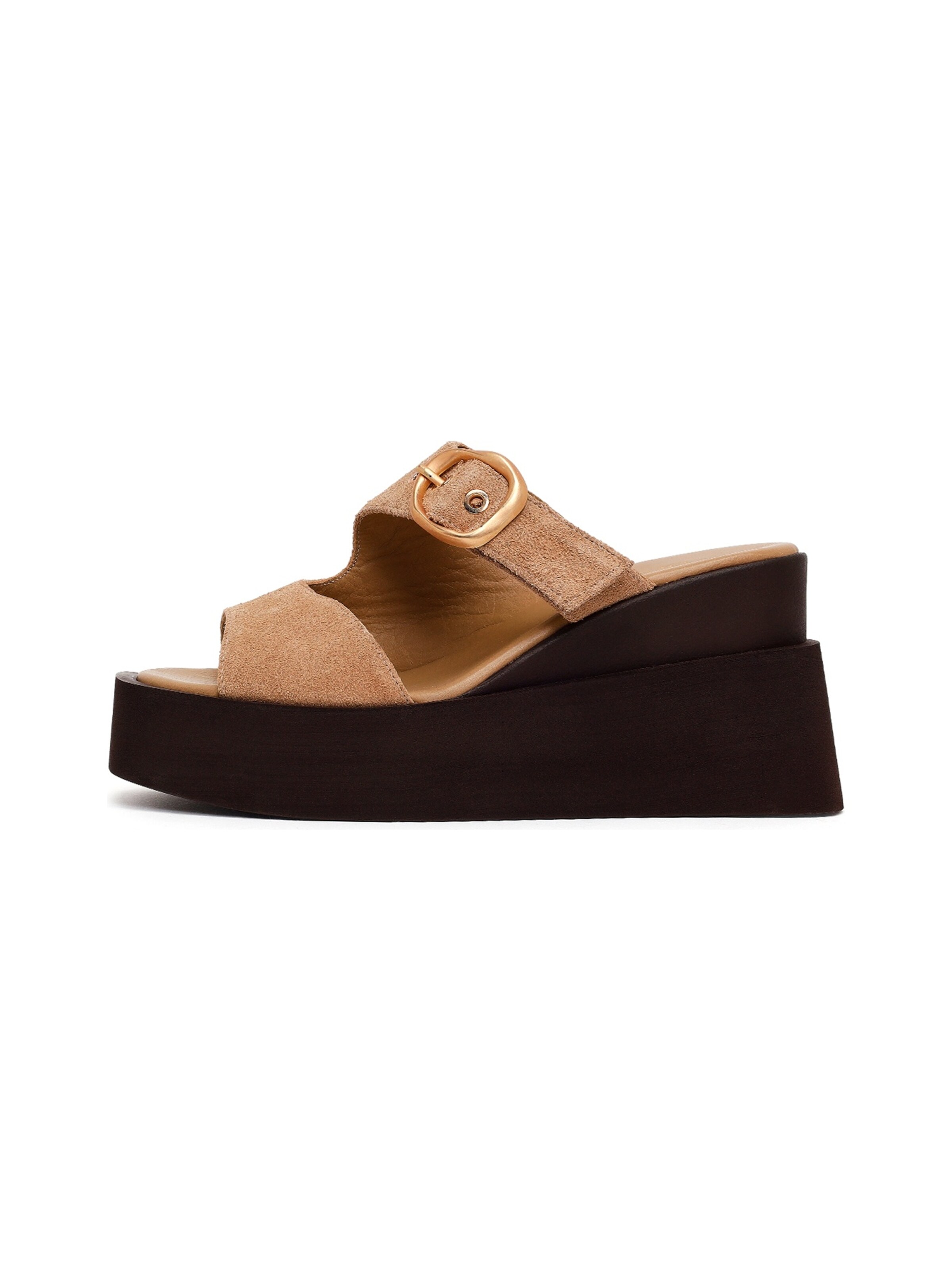 Mule Derimod en beige : devant