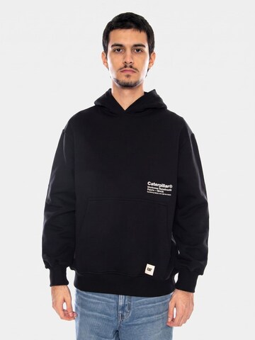 CAT Sweatshirt in Schwarz: Vorderseite