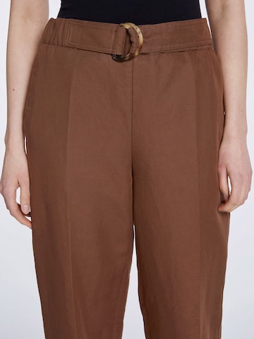 SET Loose fit Trousers with creases in Brown