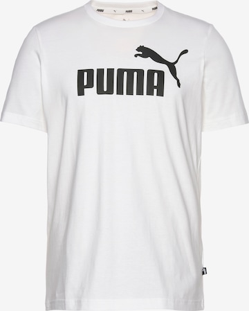 PUMA T-Shirt 'Essential' in Weiß: predná strana