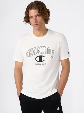 Champion Authentic Athletic Apparel Shirt in Wit: voorkant