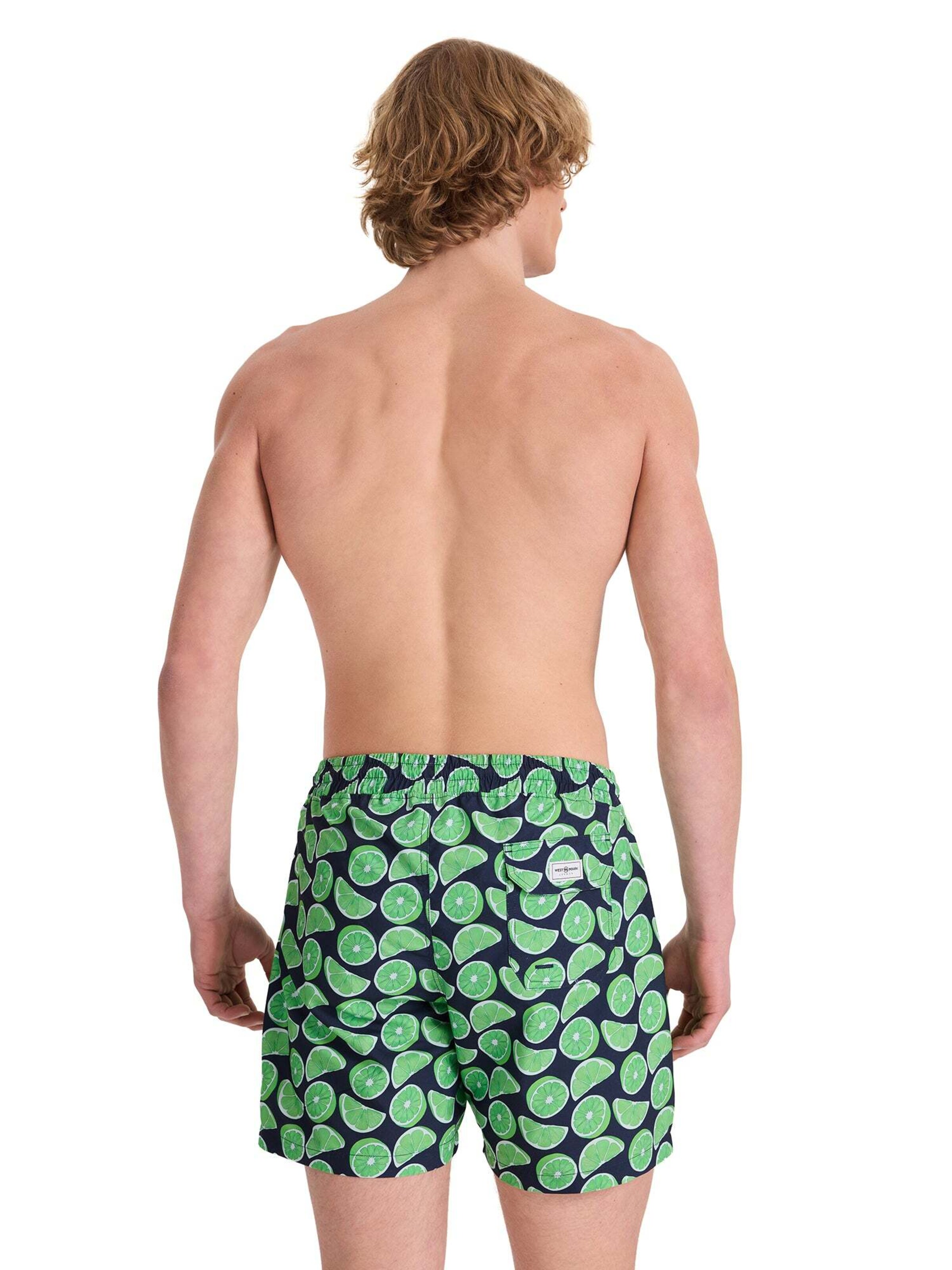 Pantaloncini da bagno 'STRIPE' di WESTMARK LONDON in verde