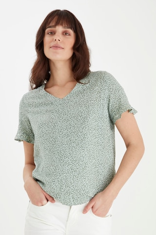 Fransa Blouse in Grey: front