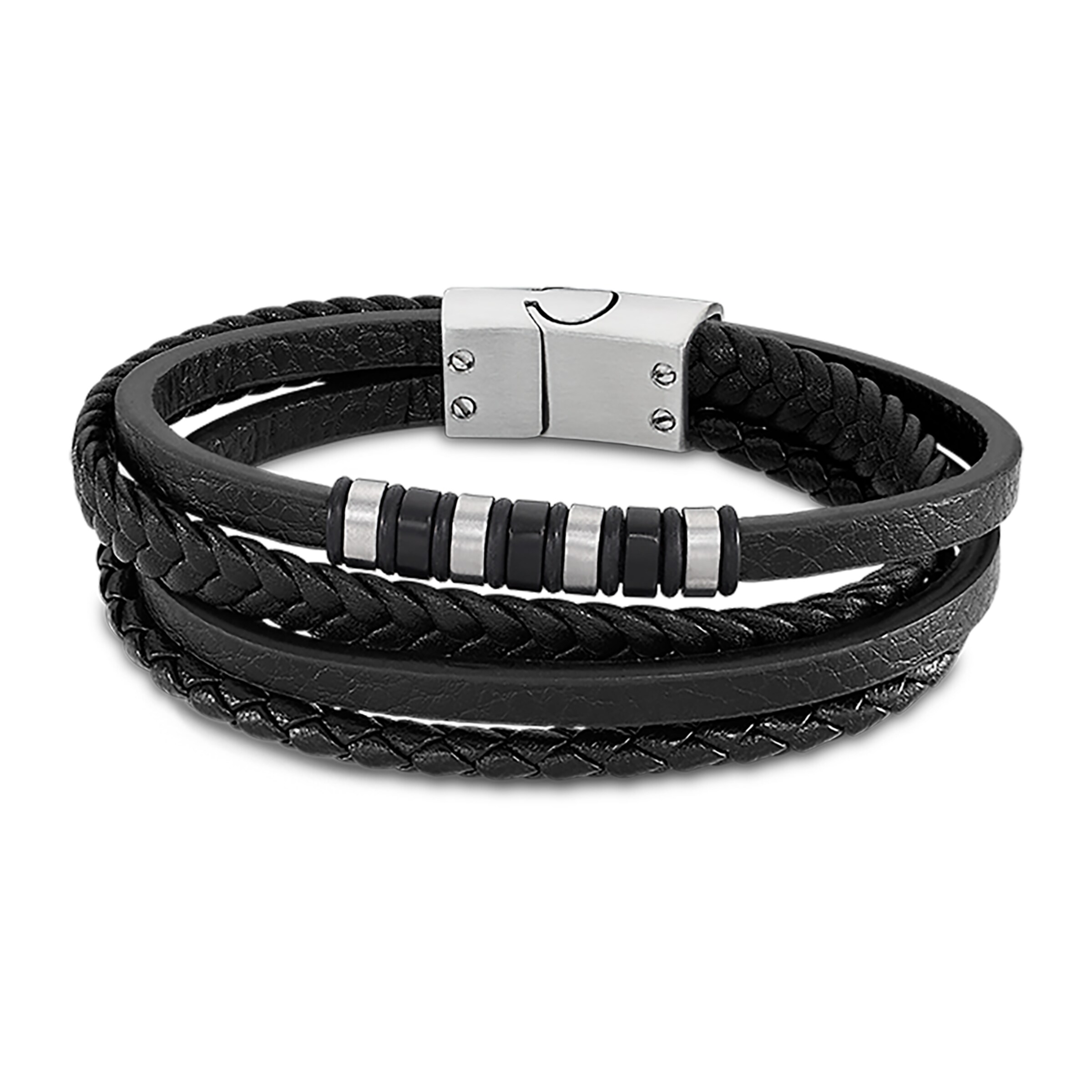 Lotus Bracelet in Black: front
