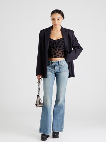 Monki Top in Schwarz