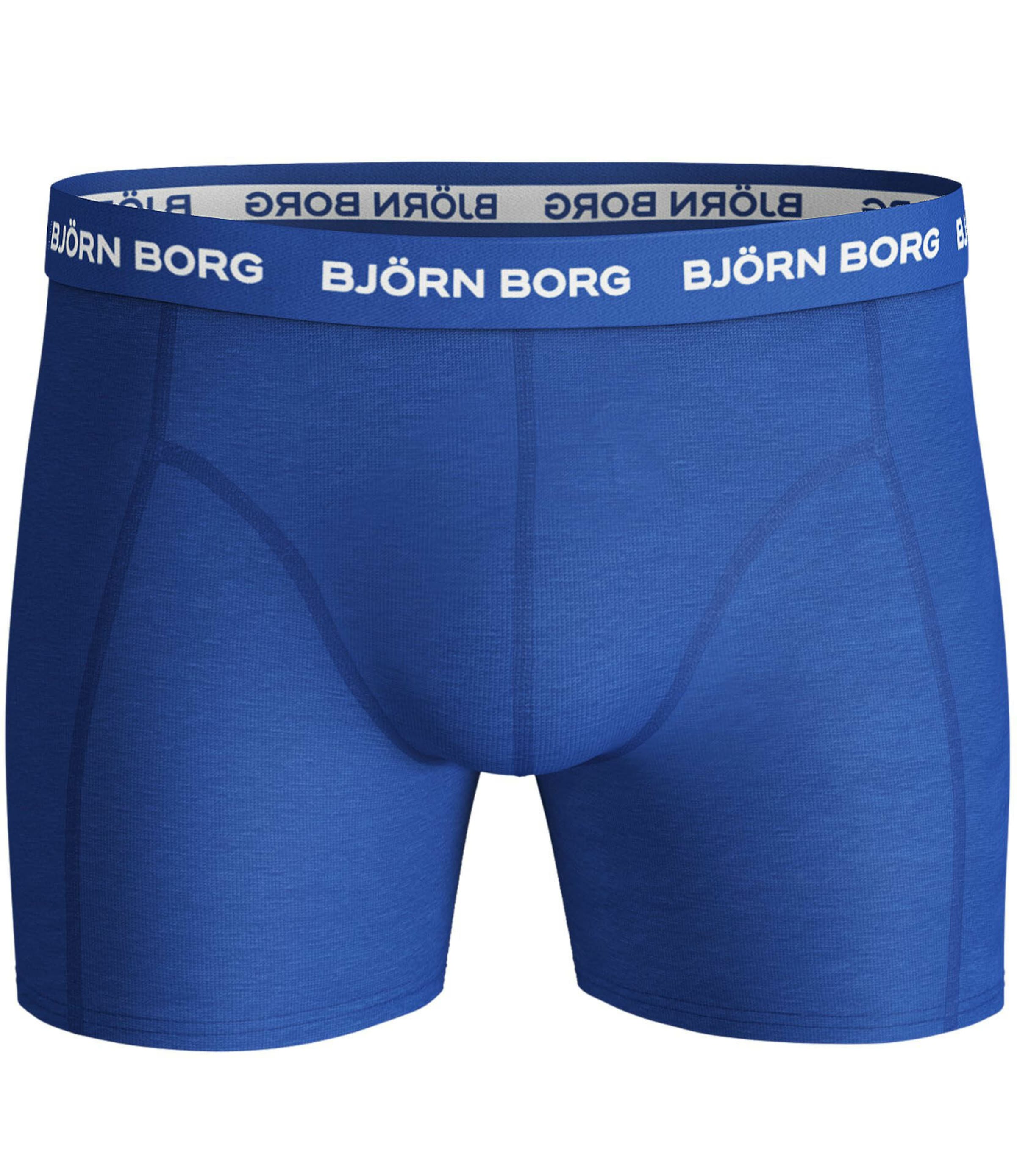 BJÖRN BORG Bokserishortsit 'Solid' värissä sininen
