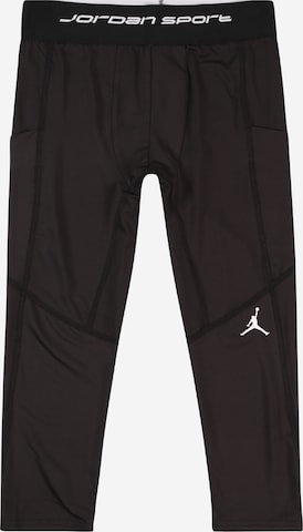 Skinny Pantaloni sportivi di Jordan in nero: frontale
