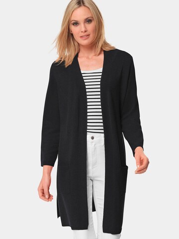 Goldner Knit Cardigan in Black: front