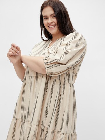 EVOKED Shirt Dress 'Etna' in Beige