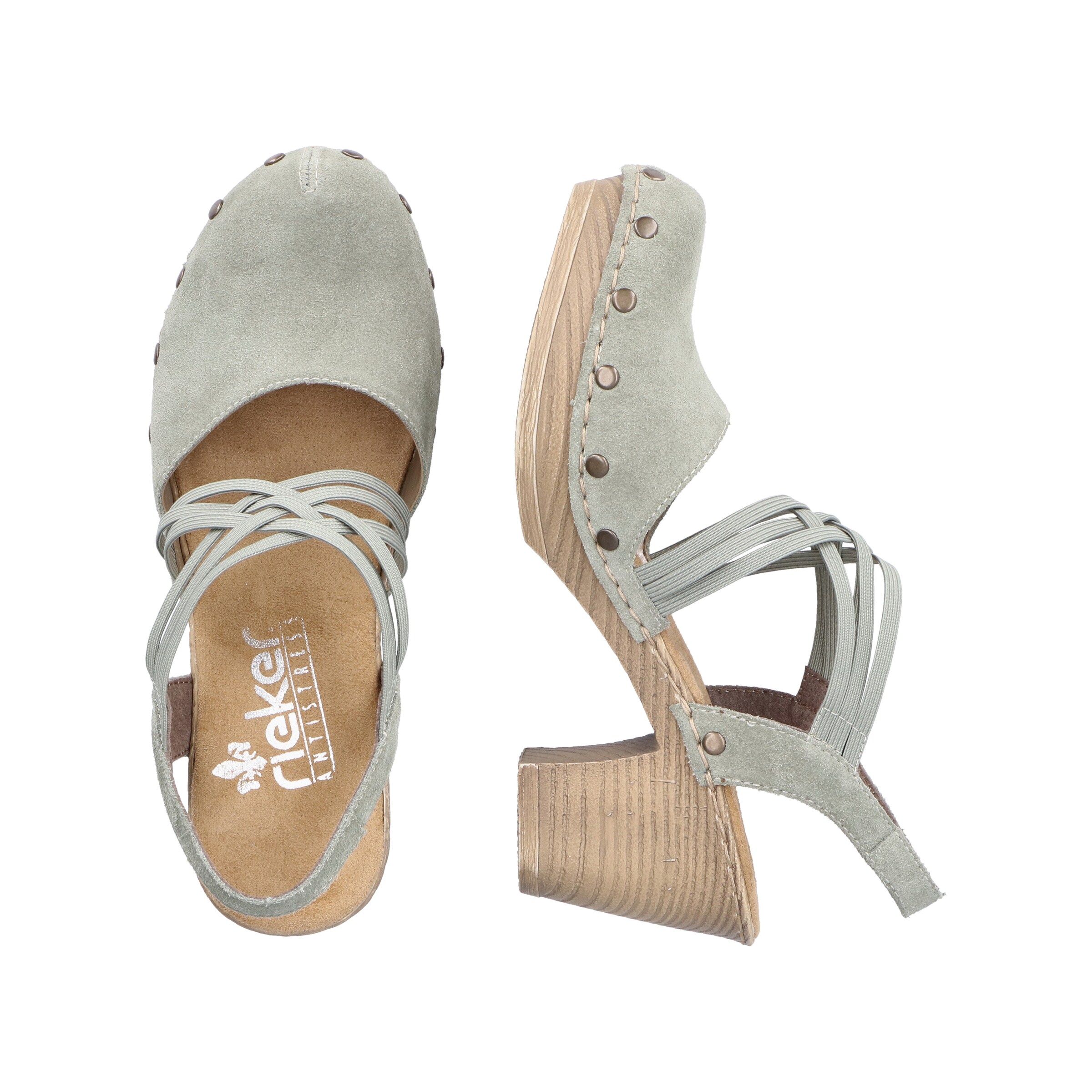 Décolleté di Rieker in verde