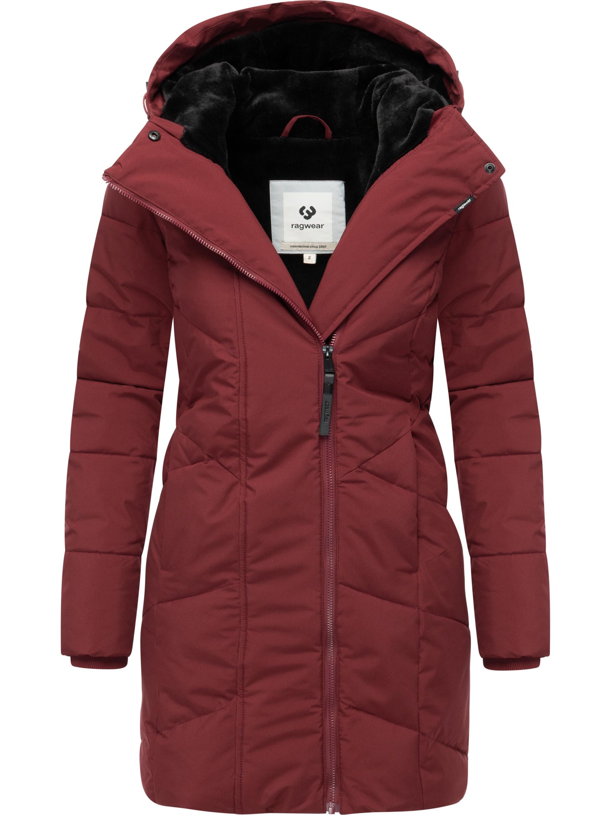 Ragwear Płaszcz zimowy 'Pevilla' w kolorze czerwony