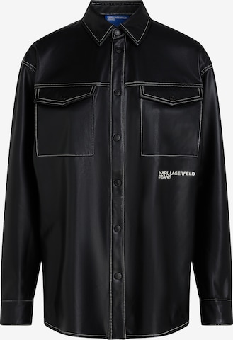 Chemisier KARL LAGERFELD JEANS en noir : devant