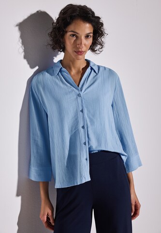 STREET ONE Bluse in Blau: Vorderseite