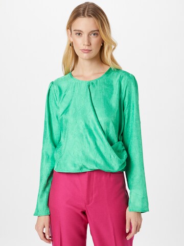 modström - Blusa em verde: frente