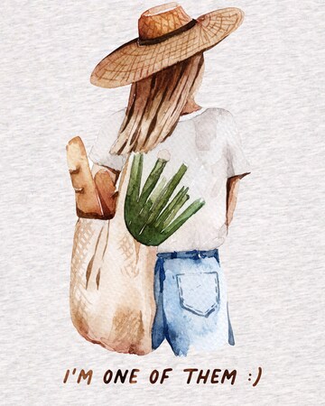 T-shirt Watapparel en gris