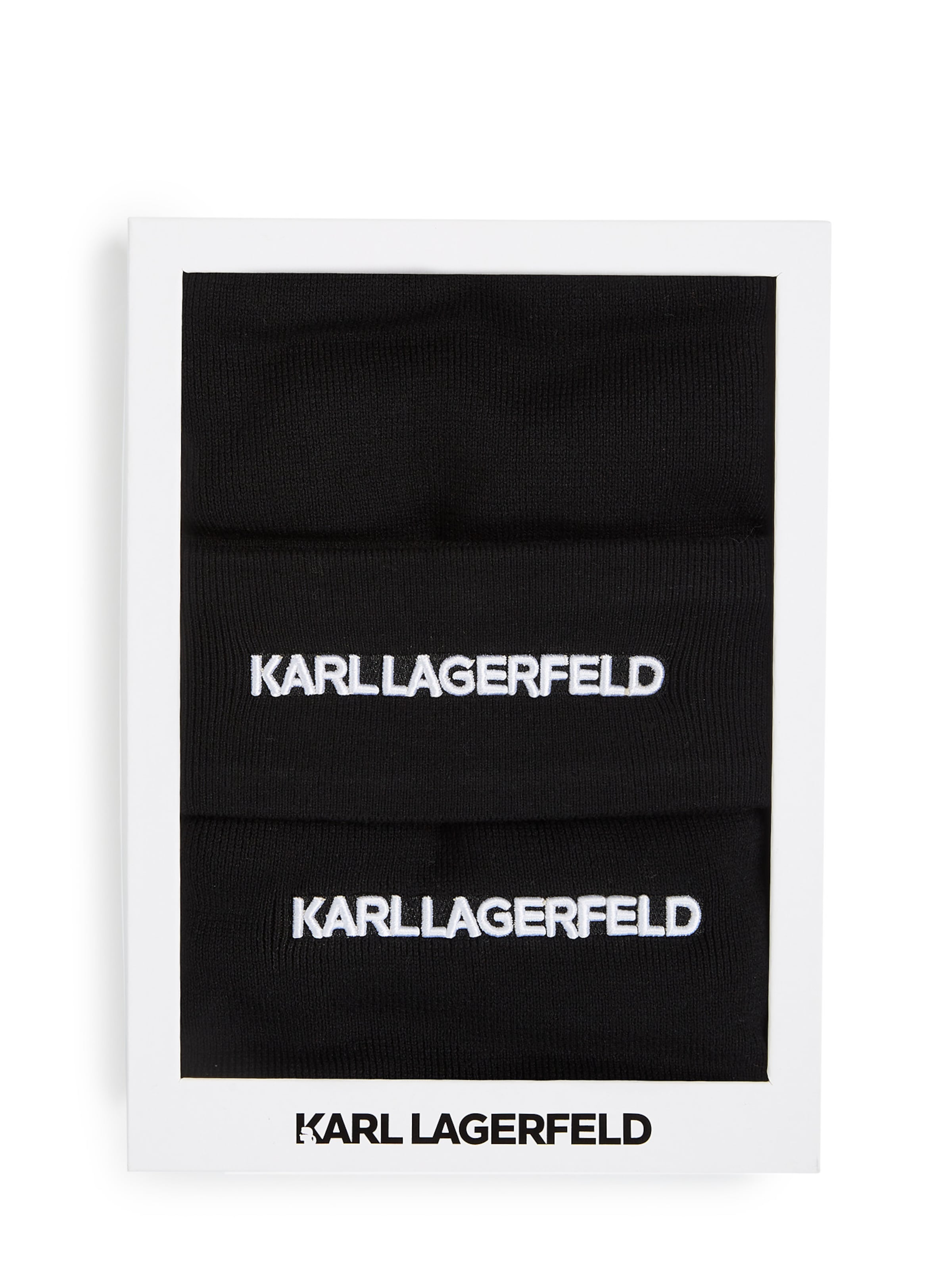 Karl Lagerfeld Κασκόλ σε μαύρο