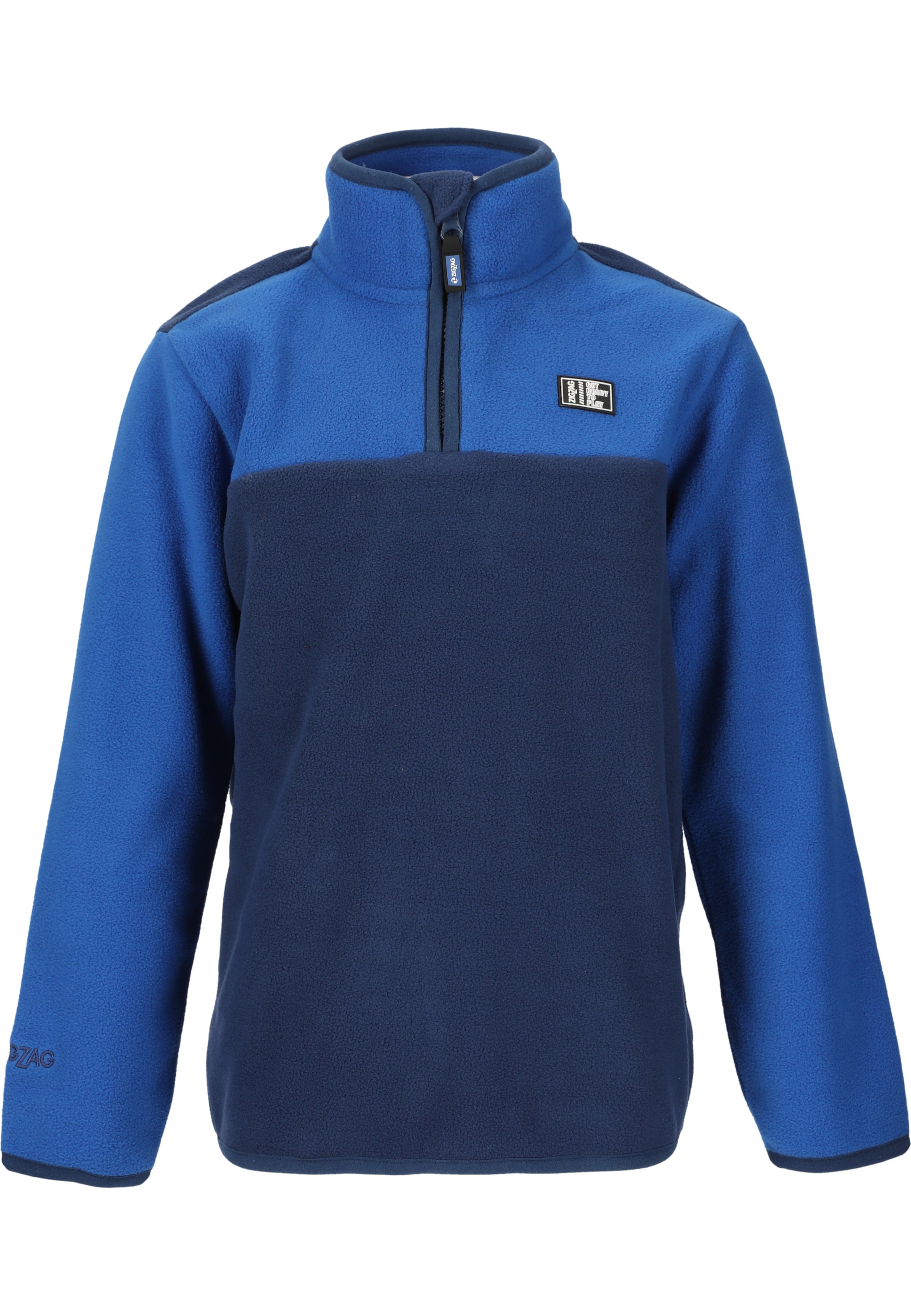 ZigZag Fleecejacke 'Quill' in Blau: Vorderseite