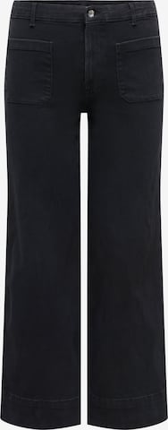 ONLY Carmakoma Regular Jeans in Zwart: voorkant