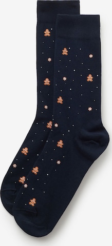 CALZEDONIA Socks 'CHRISTMAS' in Blue: front