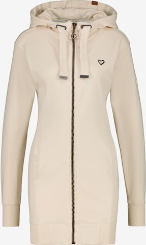 Alife and Kickin - Sudadera con cremallera 'JasinaAK' en beige: frente