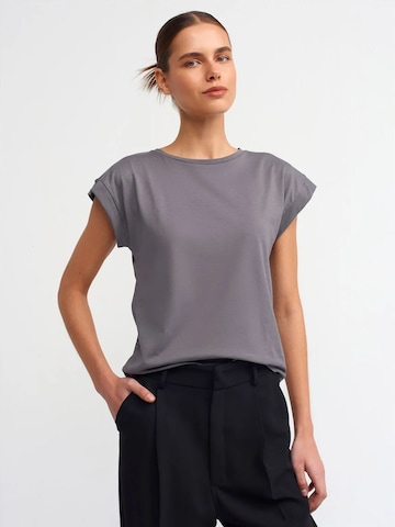 Dilvin Shirt in Grijs: voorkant