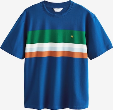 T-Shirt Next en bleu : devant