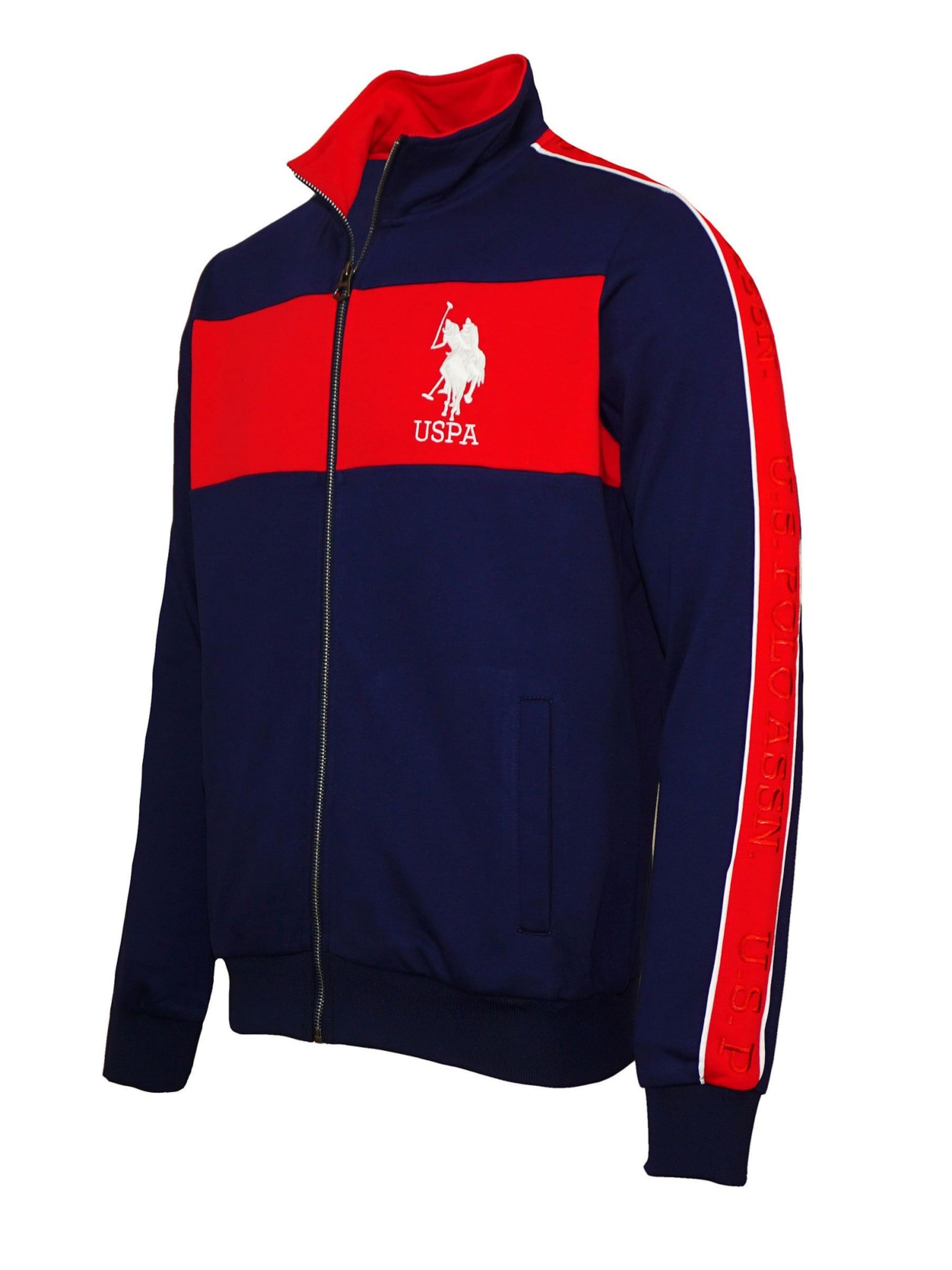 U.S. POLO ASSN. Sweat jacket 'Nels' in Blue
