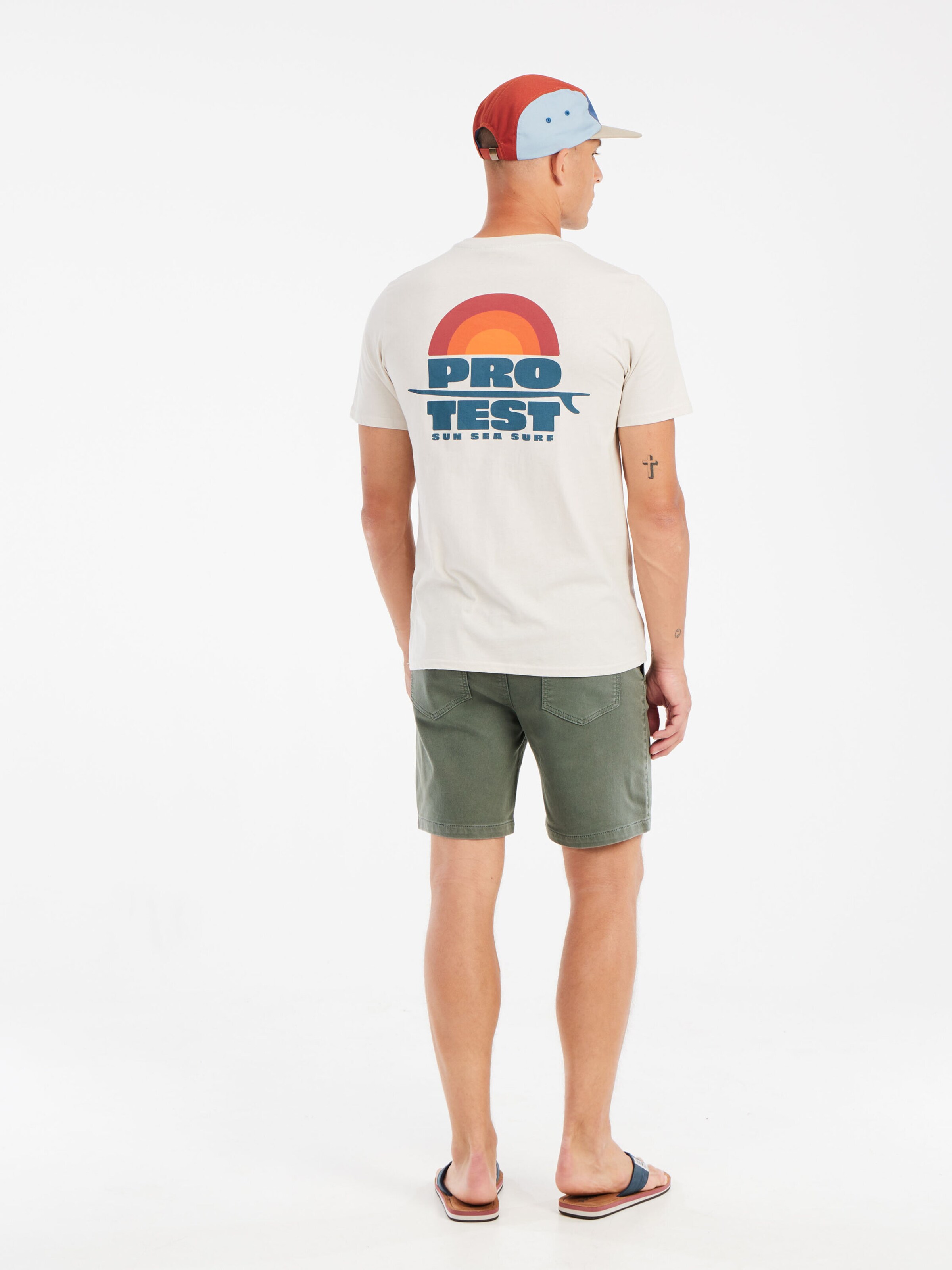 PROTEST Shirt 'PRTBaio' in White